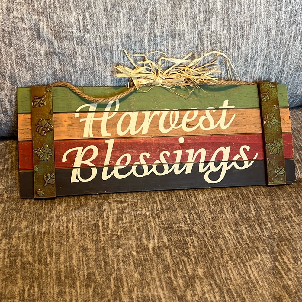 Harvest Blessings decor